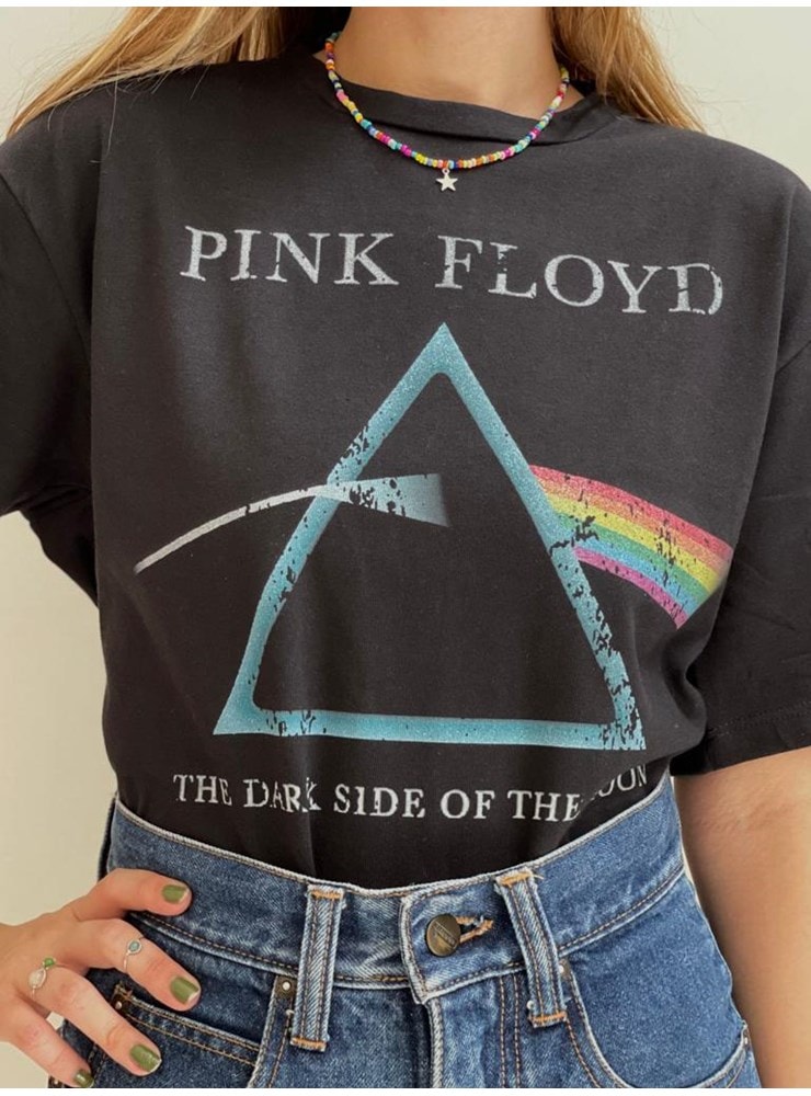 pink floyd lace up shirt