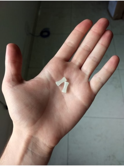 Alargador Brilha no Escuro - Tam: 4mm
