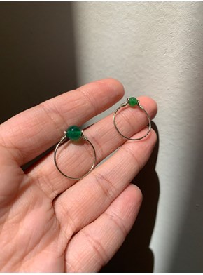Anel Artesanal Mini Quartzo Verde