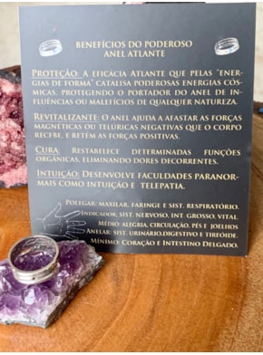 Anel Atlante - Prata 925
