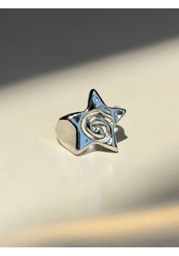 Anel Estrela Espiral