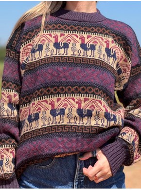 Blusa de Lã Peruana - Ametista