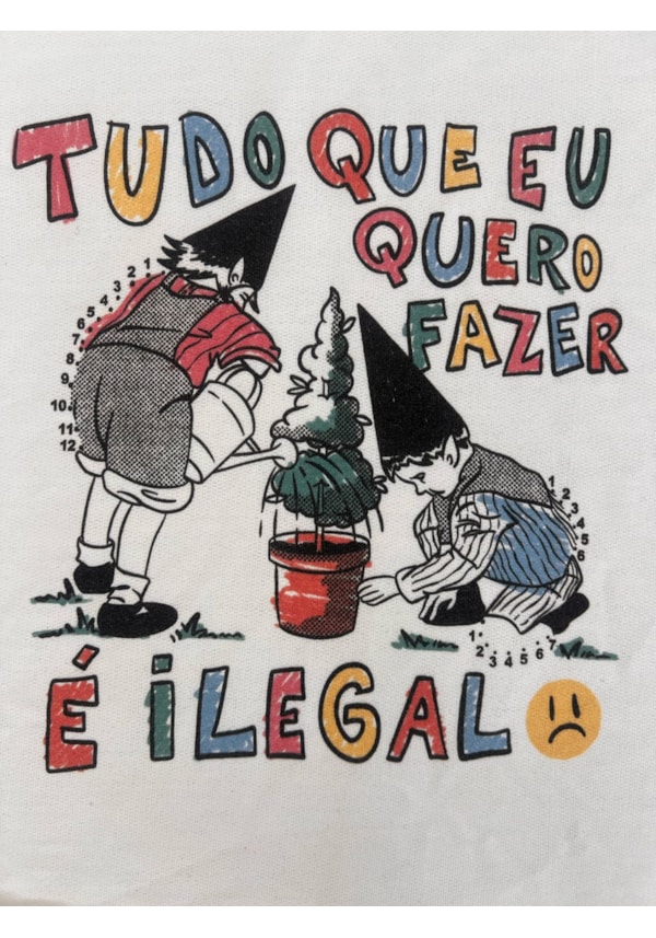 Blusa Moletom Ilegal - Off-White