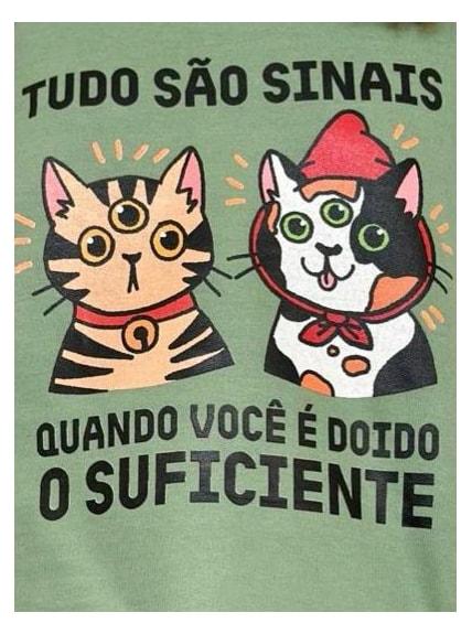 Blusa Moletom Tudo são sinais - Verde Menta