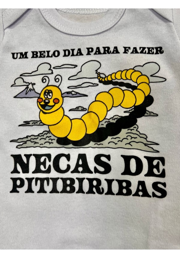 Body Bebê - Necas de Pitibiribas - Branco