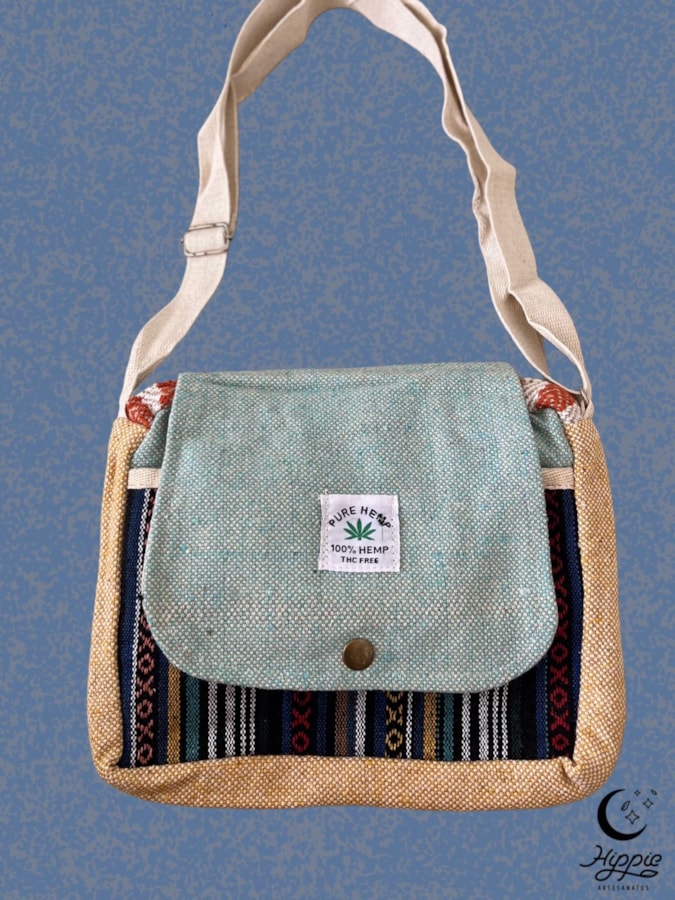 Bolsa Carteiro Hemp Cânhamo - Ártemis — imagem 1