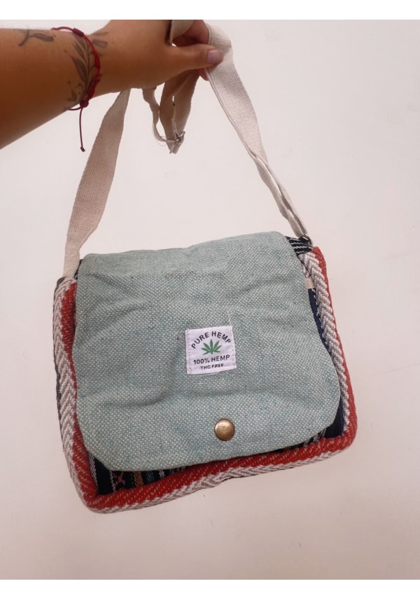 Bolsa Carteiro Hemp Cânhamo - Oásis