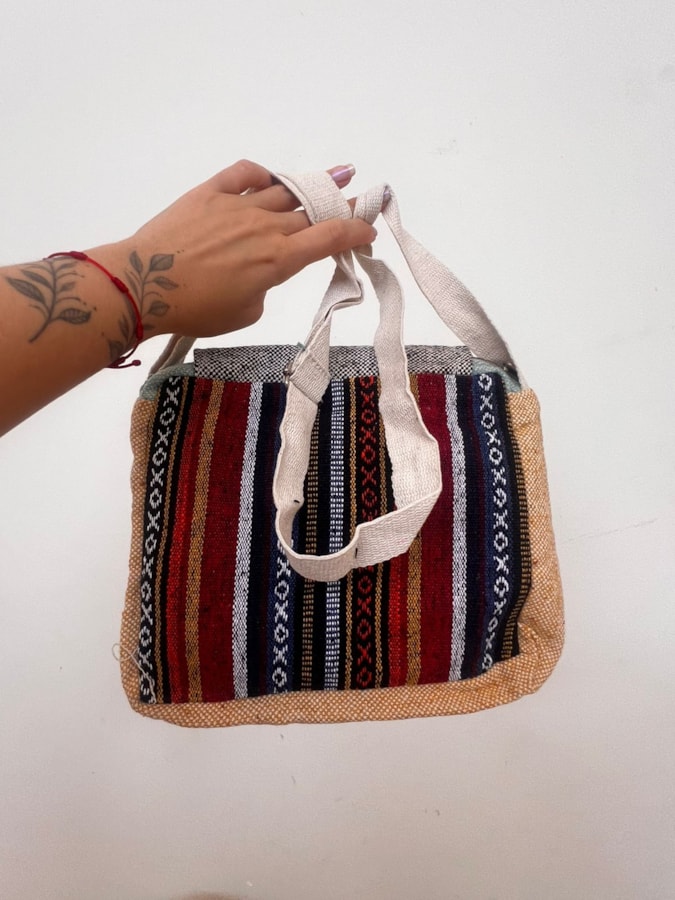 Bolsa Carteiro Hemp Cânhamo - Vitalidade — imagem 2