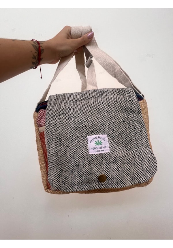 Bolsa Carteiro Hemp Cânhamo - Vitalidade