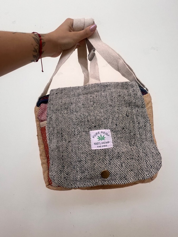 Bolsa Carteiro Hemp Cânhamo - Vitalidade — imagem 1