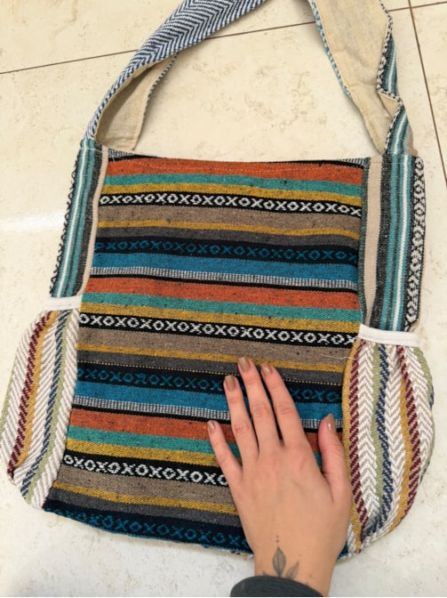 Bolsa Transversal Hemp Cânhamo - Cósmica