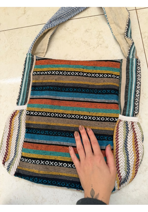Bolsa Transversal Hemp Cânhamo - Cósmica
