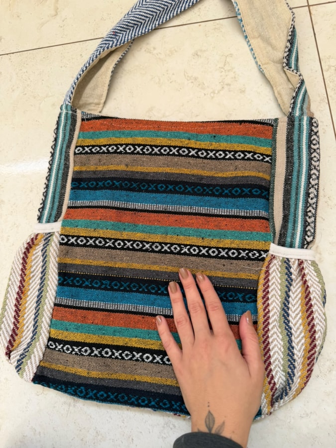Bolsa Transversal Hemp Cânhamo - Cósmica — imagem 2