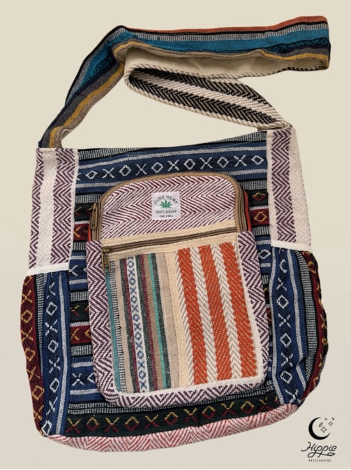 Bolsa Transversal Hemp Cânhamo - Equilíbrio