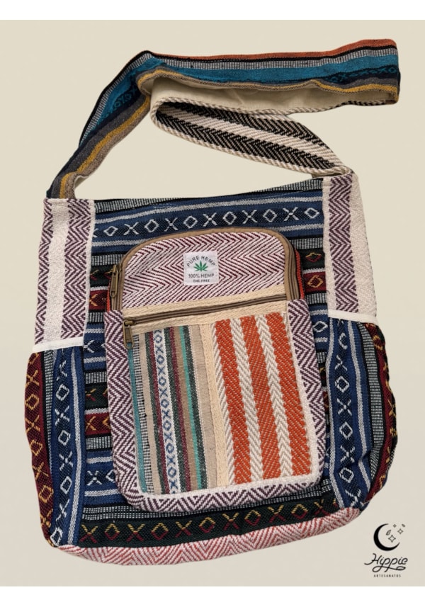 Bolsa Transversal Hemp Cânhamo - Equilíbrio