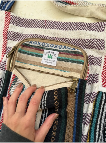 Bolsa Transversal Hemp Cânhamo - Serena