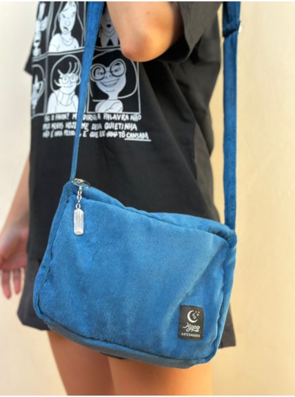 Bolsa Veludo Cotelê - Estelar - Selenita