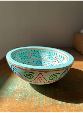 Bowl Artesanal Mandala Turquesa