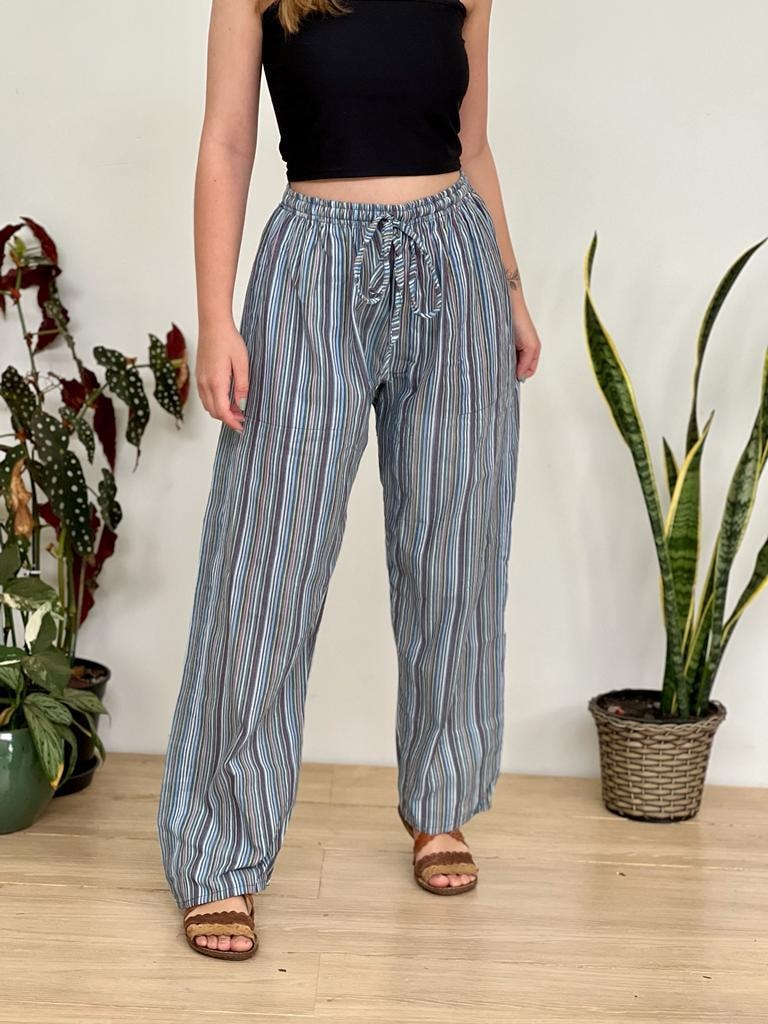 Calça de sale hippie feminina