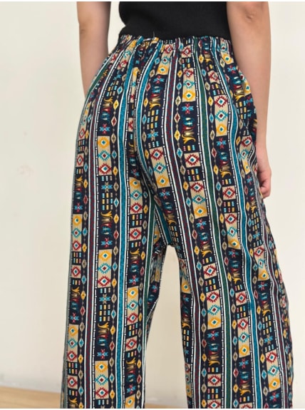 Calça Indiana Arara Azul