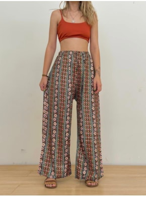 Calça Indiana Tarot Verde Escuro