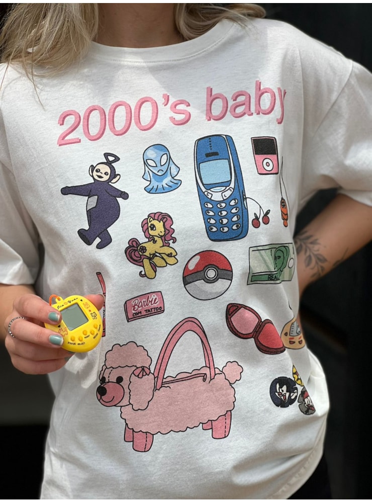 Camiseta 2000 Things - Off-White — imagem 2