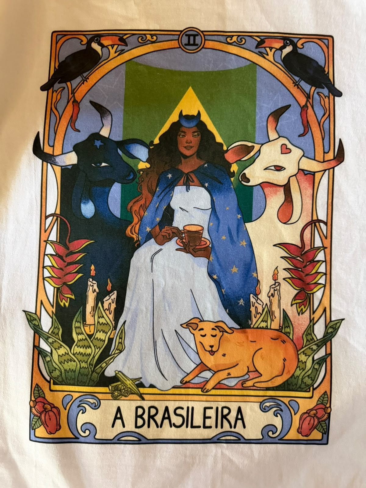 Camiseta A Brasileira - Off-White — imagem 2