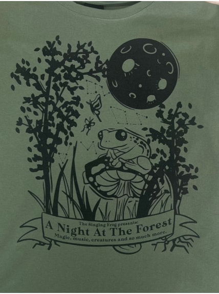 Camiseta A Night at the Forest - Verde Alecrim