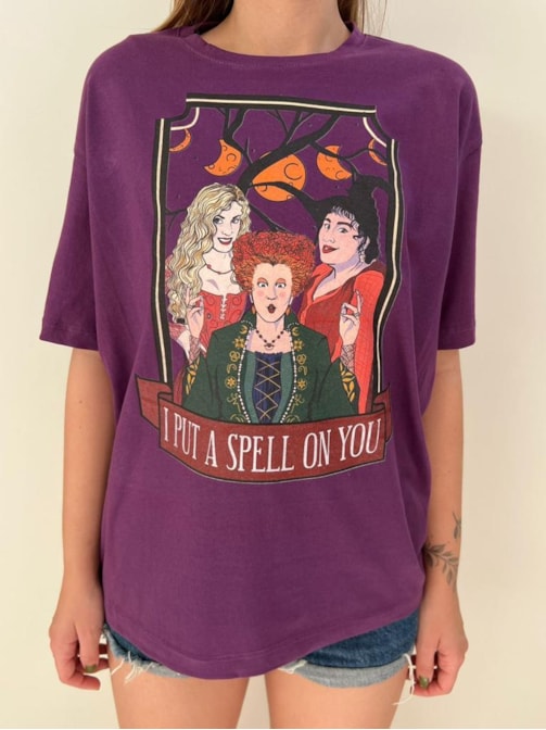 Camiseta Abracadabra - Roxa