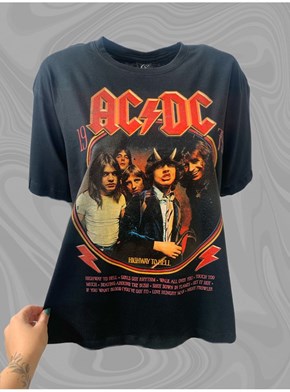 Camiseta AC/DC - Preta