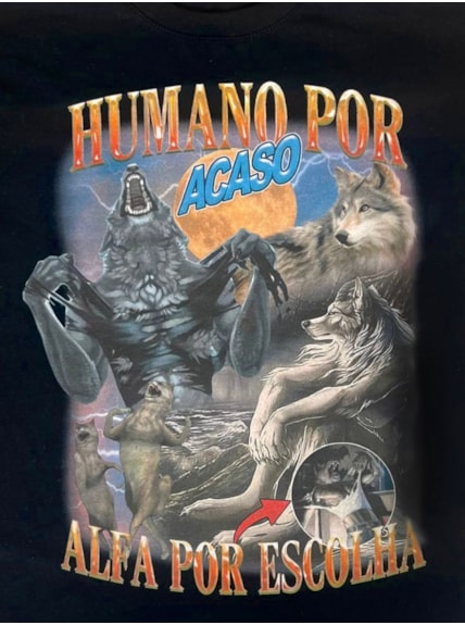 Camiseta Alfa Bootleg - Preta
