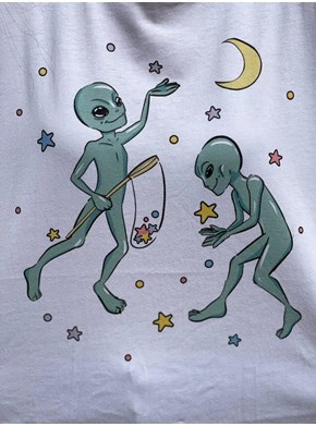 Camiseta Aliens Caçadores de Estrelas
