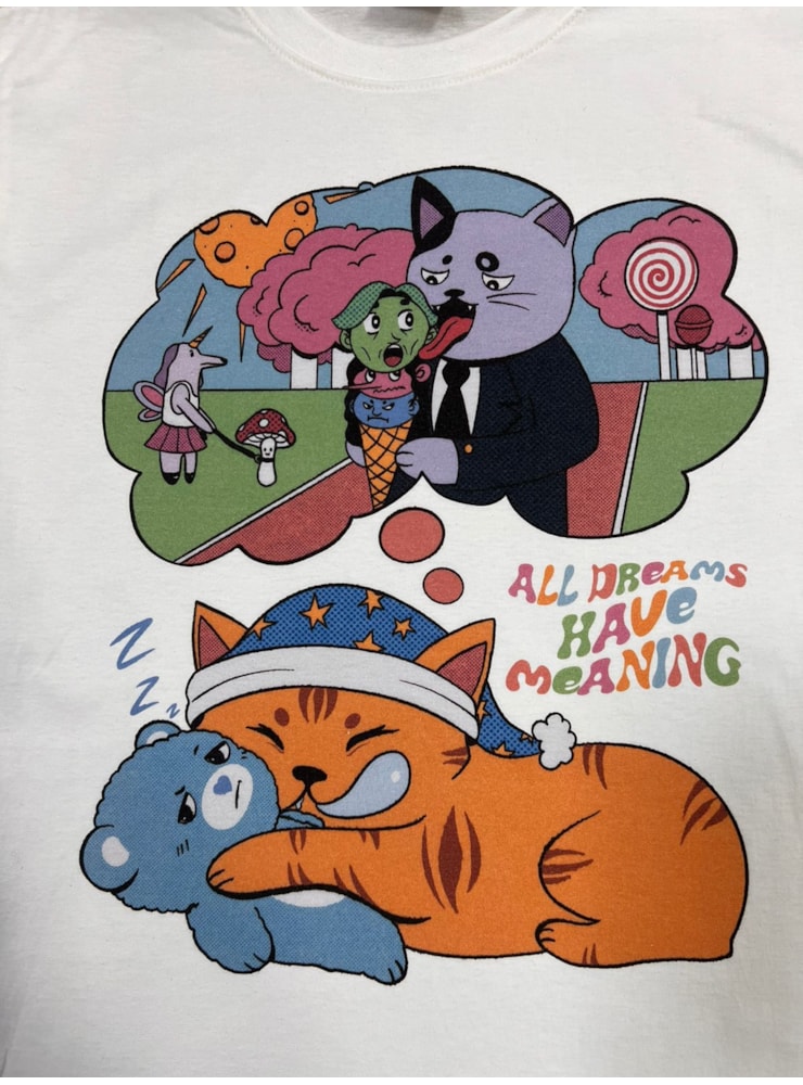 Camiseta All Dreams have Meaning - Off-White — imagem 2