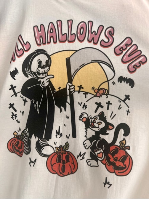 Camiseta All Hallows Eve - Off-White