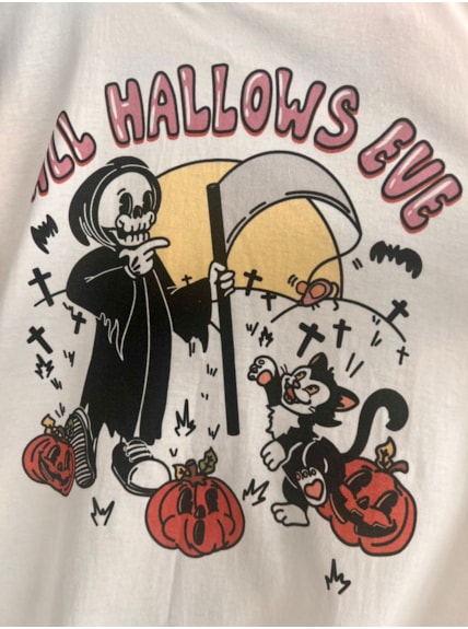 Camiseta All Hallows Eve - Off-White