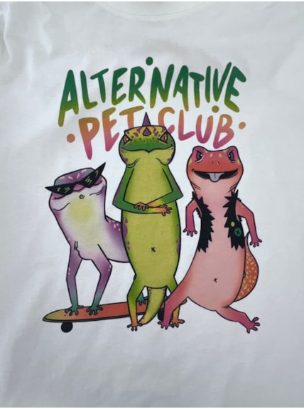Camiseta Alternative Pet Club - Off-White