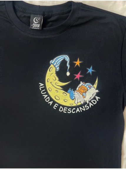 Camiseta Aluada - Preta