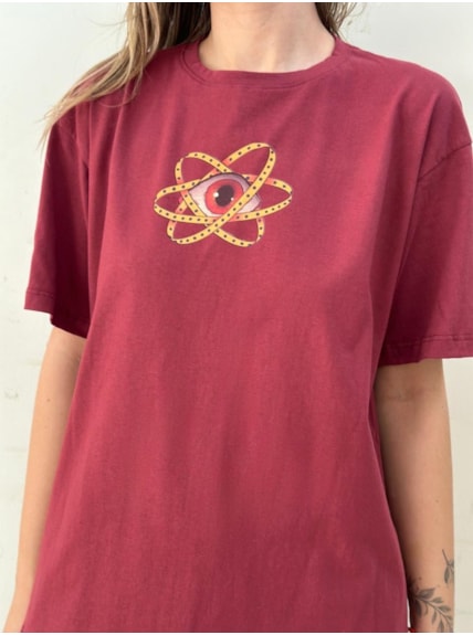 Camiseta Always an Angel - Marsala - Frente e Verso