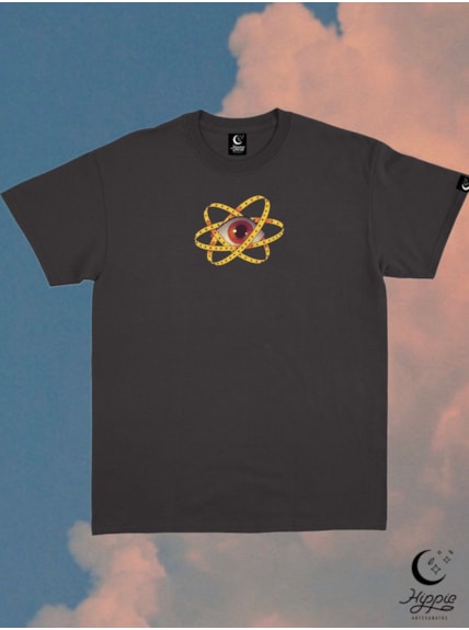 Camiseta Always an Angel - Preta - Frente e Verso