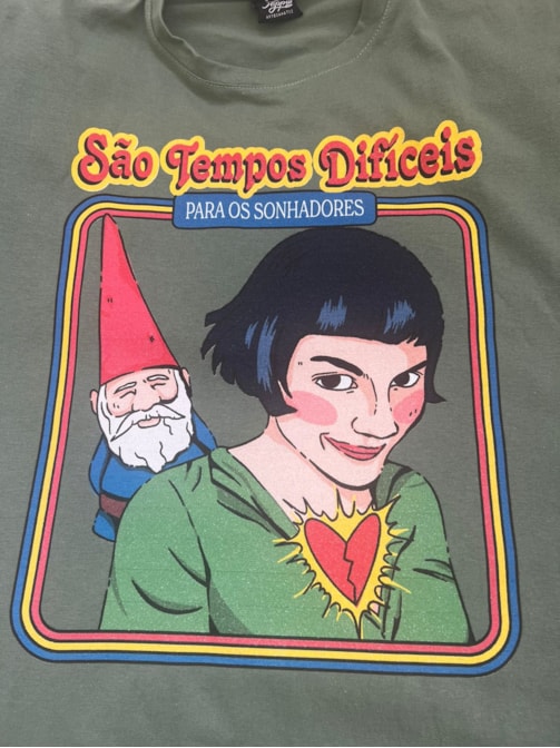 Camiseta Amélie Poulain - Verde Alecrim