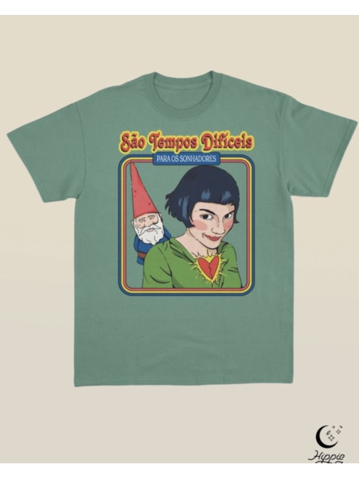 Camiseta Amélie Poulain - Verde Alecrim