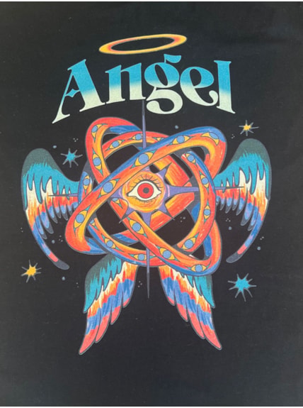 Camiseta Angel - Preta
