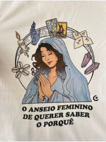 Camiseta Anseio Feminino - Off-White