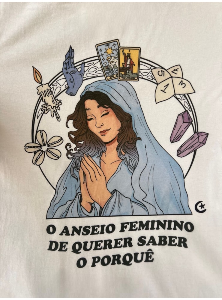 Camiseta Anseio Feminino - Off-White — imagem 2