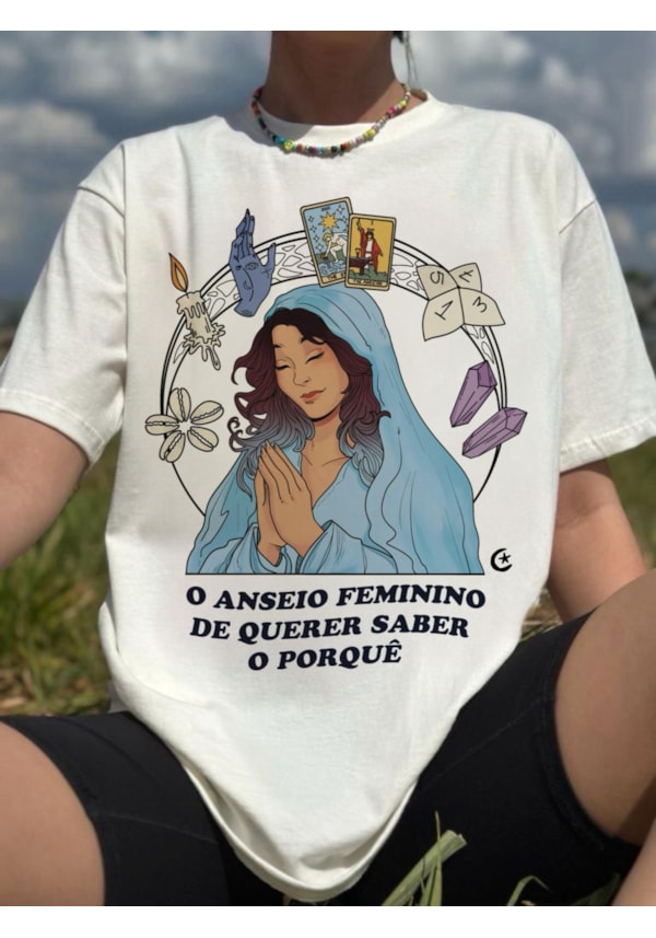 Camiseta Anseio Feminino - Off-White