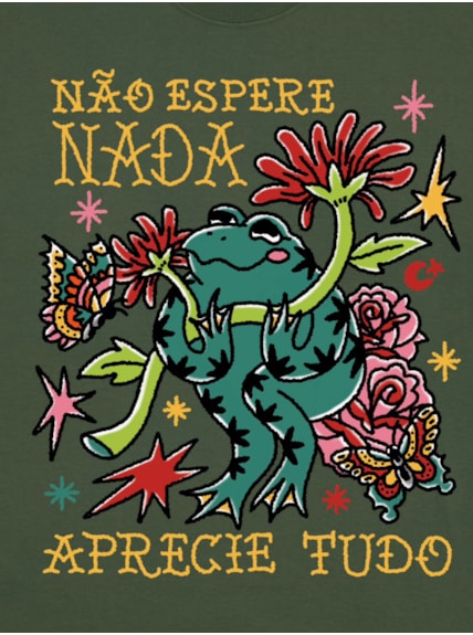 Camiseta Aprecie Tudo - Verde