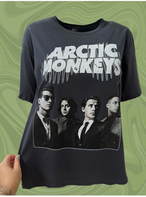 Camiseta Arctic Monkeys - Chumbo