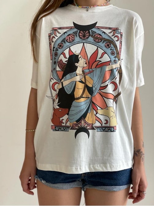 Camiseta Ártemis - Off-White