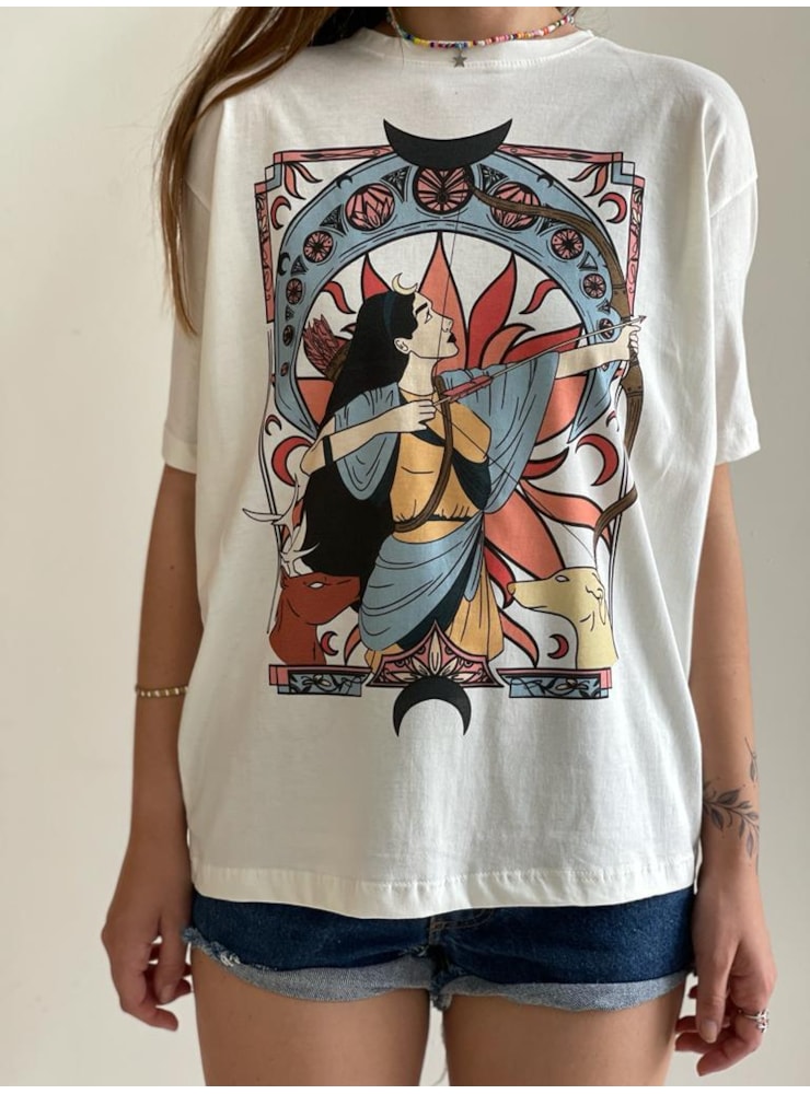 Camiseta Ártemis - Off-White — imagem 1
