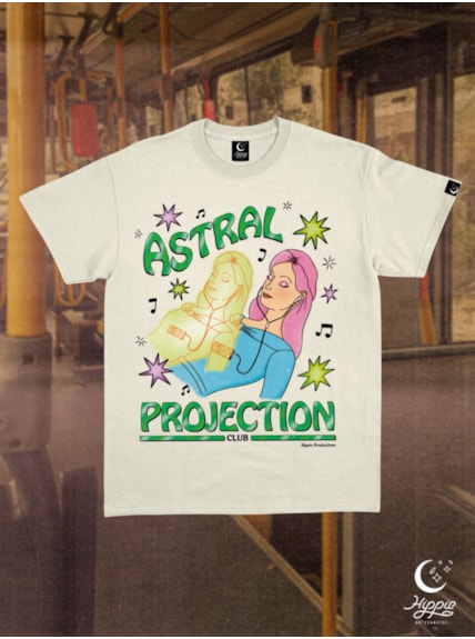Camiseta Astral Projection Club - Off-White